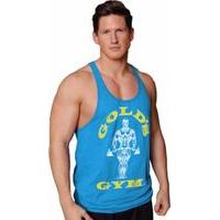 golds gym muscle joe premium stringer tank medium turquoise