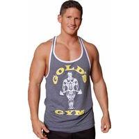 Gold\'s Gym Muscle Joe Contrast Stringer Tank XL Arctic/White