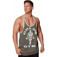 golds gym muscle joe contrast stringer tank medium armycream