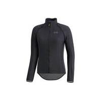 gore bike wear power womens gore windstopper zip off jersey black 40