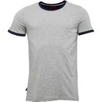 Gotcha Mens Printed Fashion T-Shirt Grey Marl