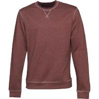 gotcha mens plain crew sweatshirt burgundy