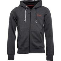 gotcha mens zip thru fleece black marl