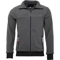 gotcha mens zip thru fleece charcoal