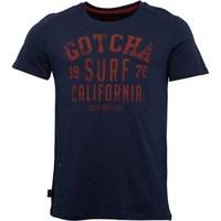 gotcha mens printed fashion t shirt navy