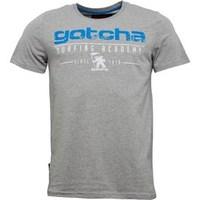 Gotcha Mens Printed Fashion T-Shirt Grey Marl