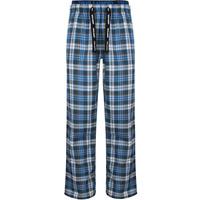 Golding Checked Print Cotton Lounge Pants in Blue  Tokyo Laundry