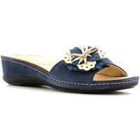 Goldstar 1676BR Sandals Women Blue women\'s Mules / Casual Shoes in blue