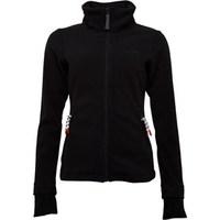 Gotcha Womens Zip Thru Fleece Black