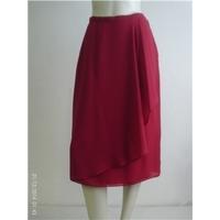gold label by tricoville size 10 pink knee length skirt