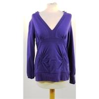 Golddigga Size:10 Purple Cotton Hoodie