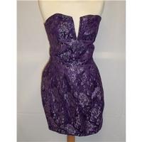 GODDIVA - Size: 12 - Purple - Strapless dress