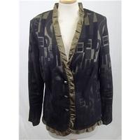 Godske Size 14 Black/Dull Gold Pattern Ladies Lightweight Jacket