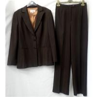 gold by michael h size 10 brown trouser suit