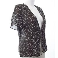 Godske black and white short sleeved over blouse size 12 Godske - Size: 12 - Black - Short sleeved shirt