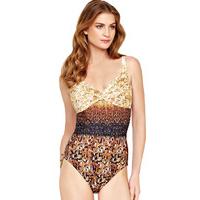 Gottex LAmour Shaped Square Neck Swimsuit