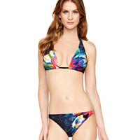 gottex cosmic petals halter bikini