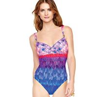 Gottex Cosmic Petals Surplice Swimsuit