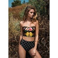 Gottex Amber Feathers High Waisted Bikini