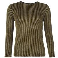 Golddigga Lurex Knitted Jumper Ladies