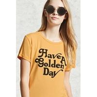 golden day graphic tee