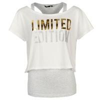 golddigga double layer t shirt ladies