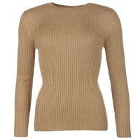 Golddigga Lurex Thin Rib Knit Ladies