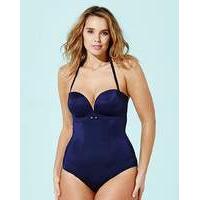 gossard retro button plunge swimsuit