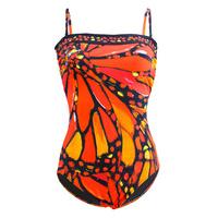 Gottex One piece Orange Multicolore Swimsuit Monarch