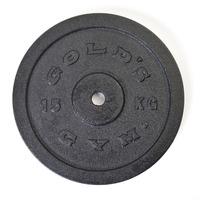 Golds Gym 15kg Cast Iron Standard Weight Plate