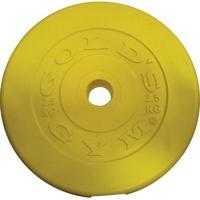 golds gym coloured vinyl plate 25kg