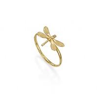 Gold Dragonfly Ring