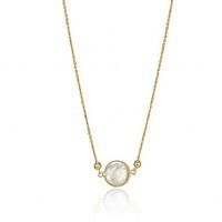 Gold & Mother­of­pearl Necklace