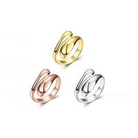 Gold-Plated Teardrop Rings - 3 Colours