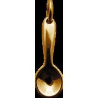 gold spoon charm