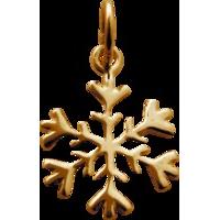 Gold Snowflake Charm