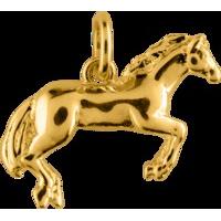 gold horse charm