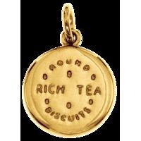 gold rich tea charm