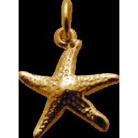 gold starfish charm