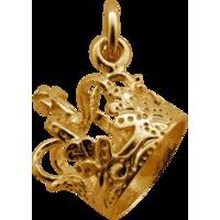 gold crown charm