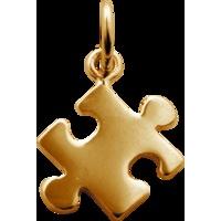 Gold Jigsaw Charm