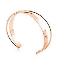 Golden Wave Cuff Bangle Bracelet Jewelry Set (67cm) Christmas Gifts