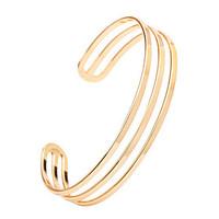 Gold Silver Black Bracelet Bangles / Cuff Bracelet Alloy (6.65.7 CM)