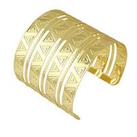 Gold Silver Color Wide Cuff Bracelets Bangles Christmas Gifts