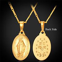 Golden Pendant Necklaces Alloy / Platinum Plated / Gold Plated Wedding / Party / Daily / Casual / Sports Jewelry
