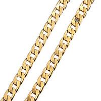 Gold Plated Several Holes Chain Men\'s Chain Necklace With Lobster Clasps