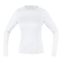 gore base layer lady thermo shirt long white