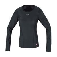 gore base layer windstopper lady thermo shirt long black