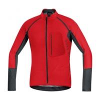 Gore Alp-X Pro Windstopper Soft Shell Zip-Off Jersey (SWPALP) red/black