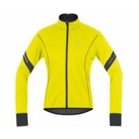 gore power 20 windstopper soft shell jacket neon yellowblack